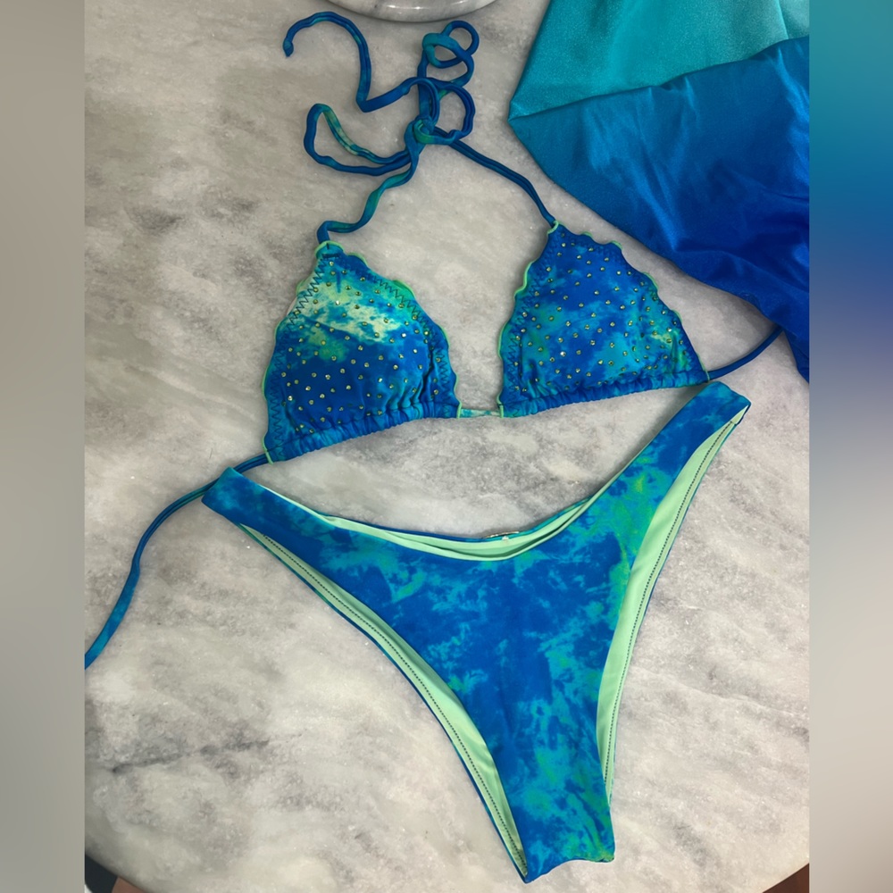 Luli Fama Antojitos Del Mar Bikini w/ sarong XS/S